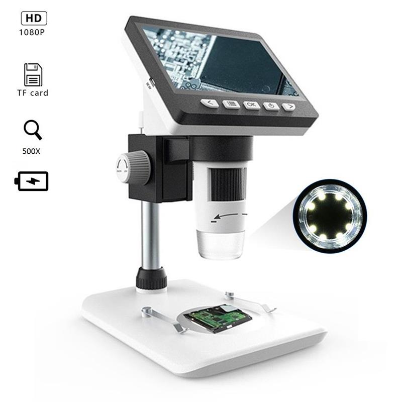 4.3 Inches HD 1080P Portable Desktop LCD Digital Microscope