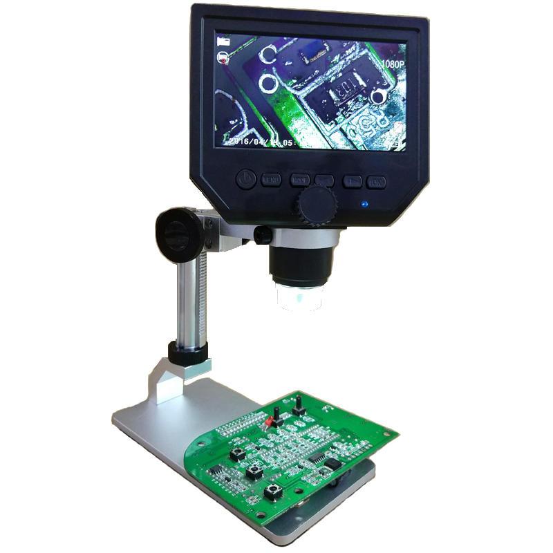 Digital 1-600X 3.6MP 4.3inch HD LCD Display Microscope Continuous Magnifier