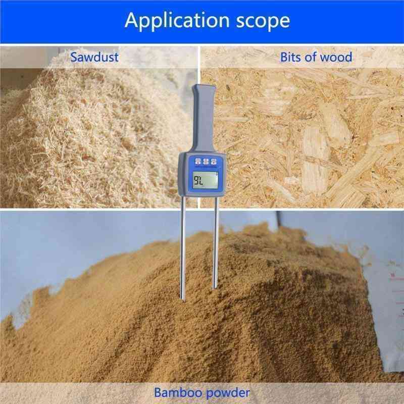 Professional Moisture Meter for Hay Bits of Wood sawdust Bamboo