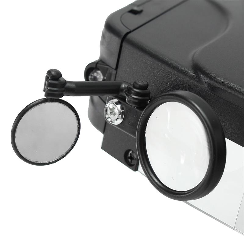 Head Wearing Repairing Magnifier Head Band Loupe Magnifying Glass with LED Light