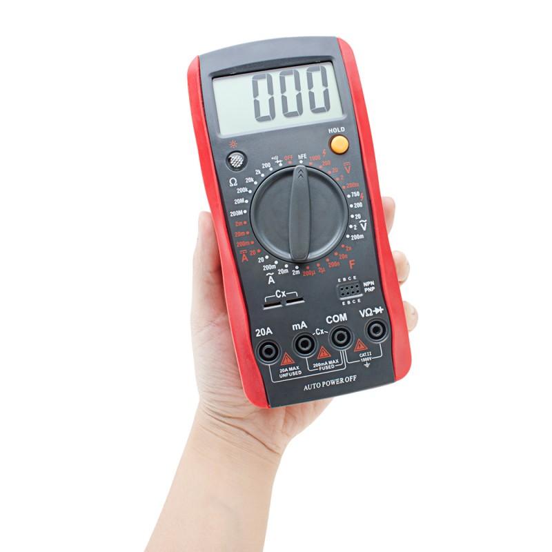 Digital Multimeter Voltmeter Ammeter Capacitance Tester 30 Range