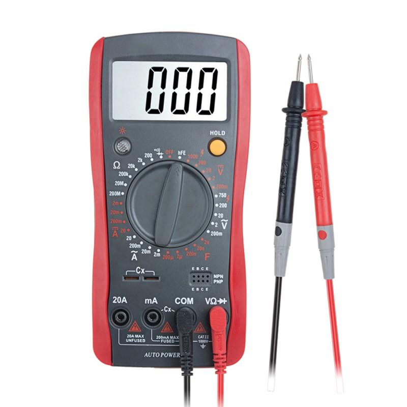 Digital Multimeter Voltmeter Ammeter Capacitance Tester 30 Range