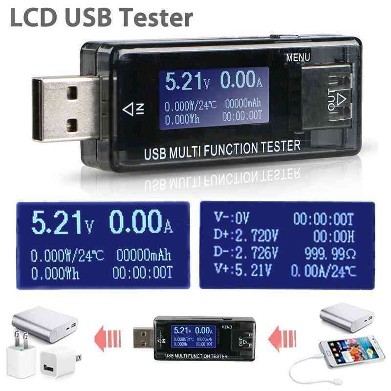 USB Safety Tester, Test Speed of Chargers, Cables, Capacity of Power Banks