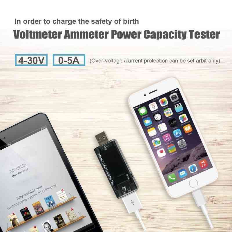 USB Safety Tester, Test Speed of Chargers, Cables, Capacity of Power Banks