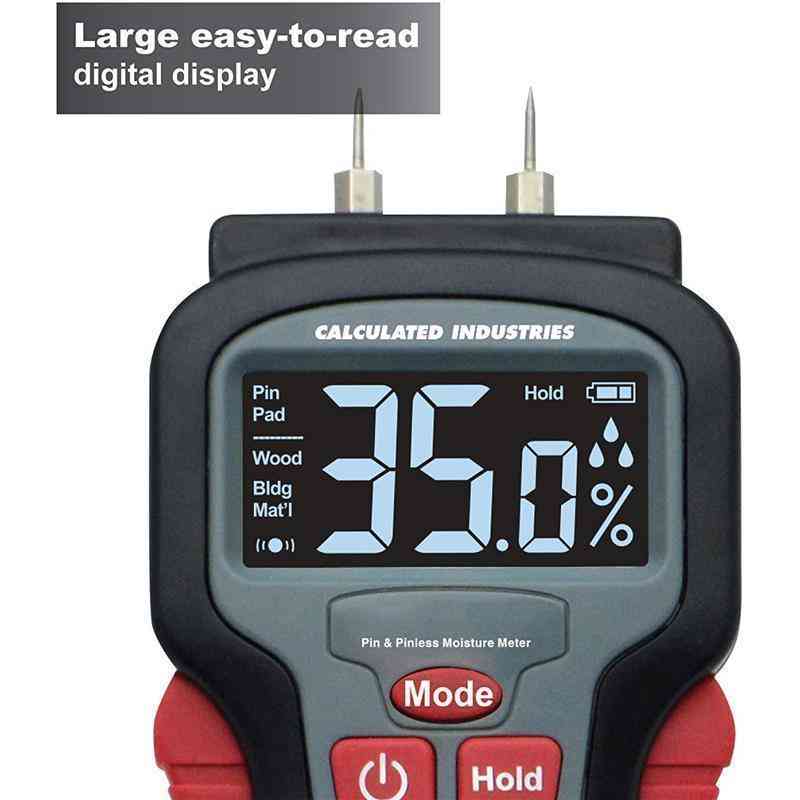 Pin & Pinless Moisture Meter Detects Hidden Leaks and Moisture