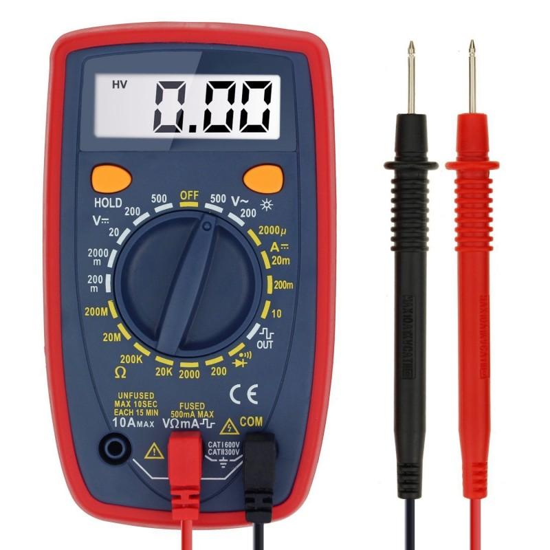 Digital Multimeter with Ohm Volt Amp and Diode Test