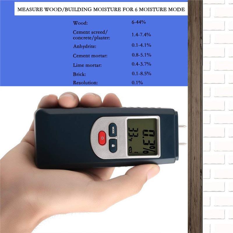 Wood Moisture Meter, Water Leak Detector and