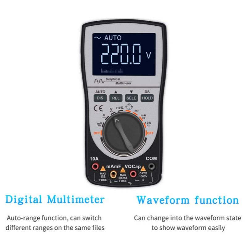 Intelligent Digital Oscilloscope Multimeter 2 in 1 AC/DC