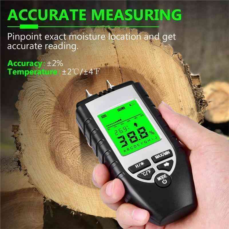 Wood Moisture Meter - Digital Moisture Detector Moisture Tester