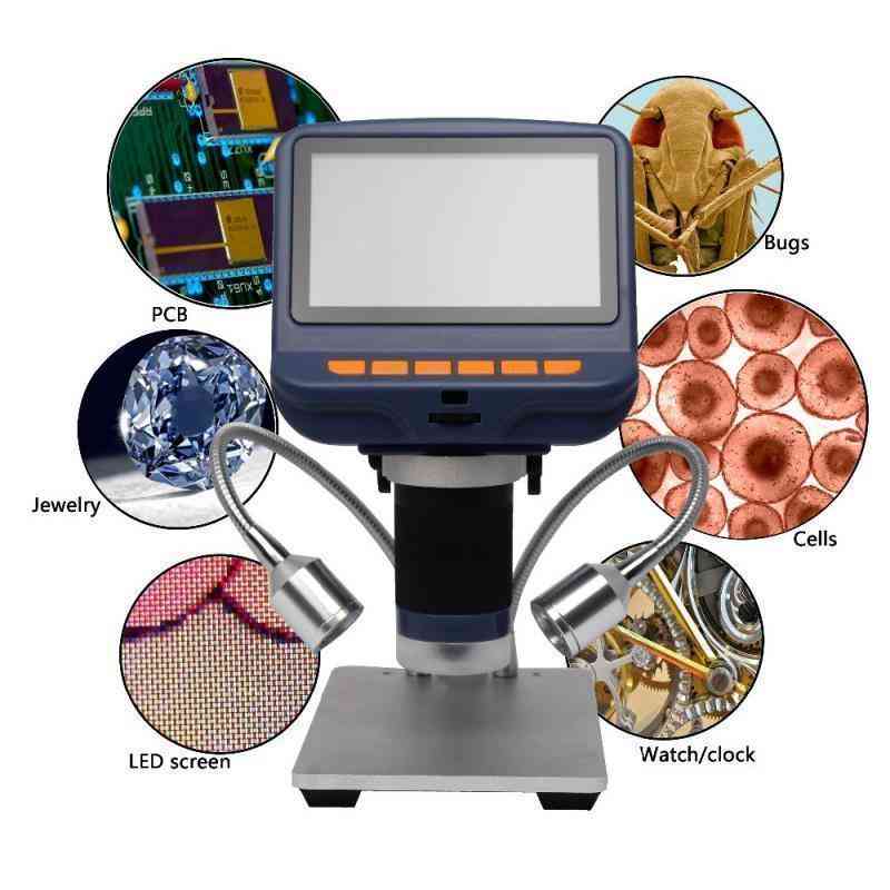 Digital Microscope 4.3 Inch 1080P With HD Sensor USB Microscope