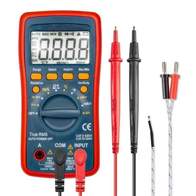 Digital Multimeter, Counts Volt Meter Manual and Auto Ranging; Measures Voltage Tester