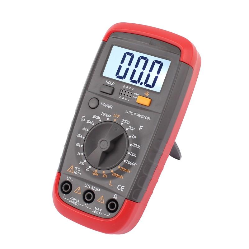 Digital Multimeter DMM 18 Range Pro LCR Tester Capacitance Inductance