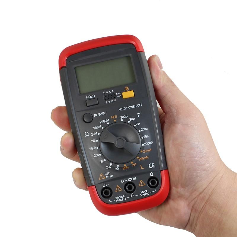 Digital Multimeter DMM 18 Range Pro LCR Tester Capacitance Inductance