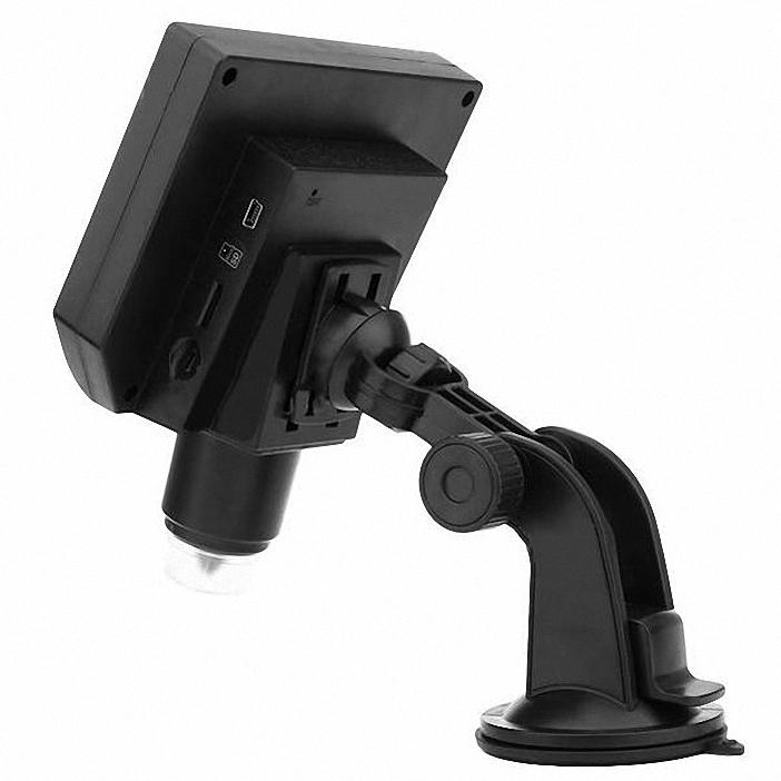 Digital Portable 1-600X 3.6MP Microscope Continuous Magnifier with 4.3inch HD LCD Display